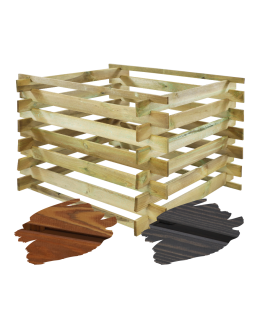 Usługa Malowania Kompostownika KMP - Brąz, Szary