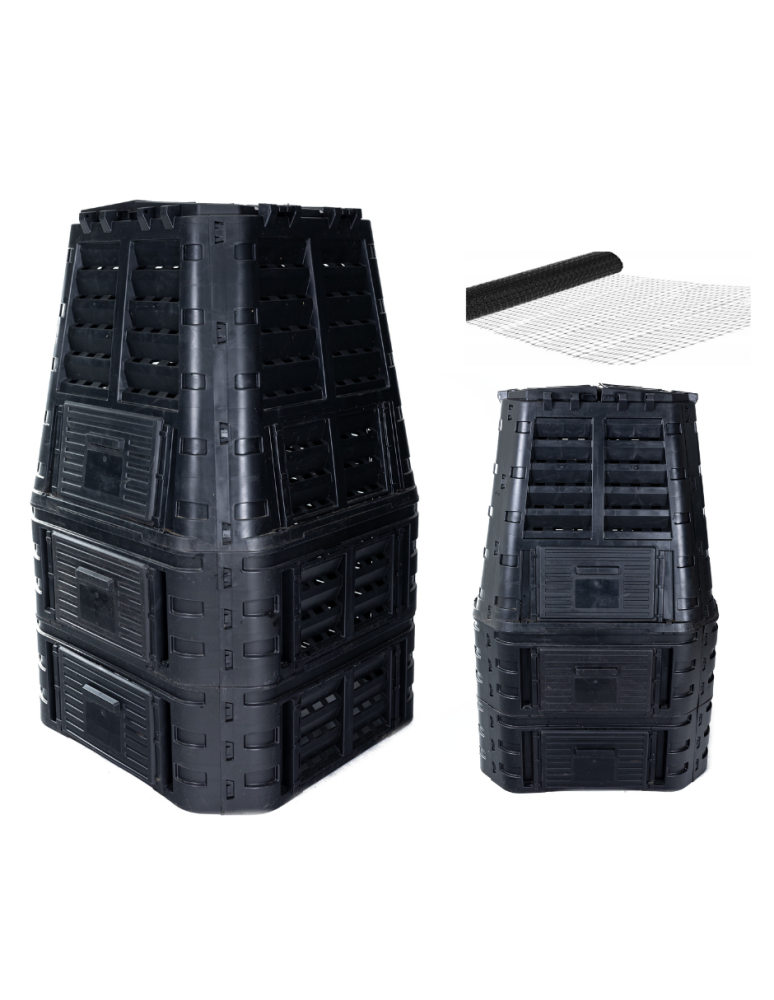 Art. Ogrodowe - Multi Kompostownik PKMT z drzwiczkami / 1000l / siatka na krety - product b2b.wamar.biz 1
