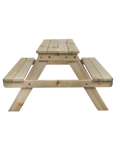 Art. Ogrodowe - Stół piknikowy dla dzieci z ławką SPD/79cm - Naturalny - product 6