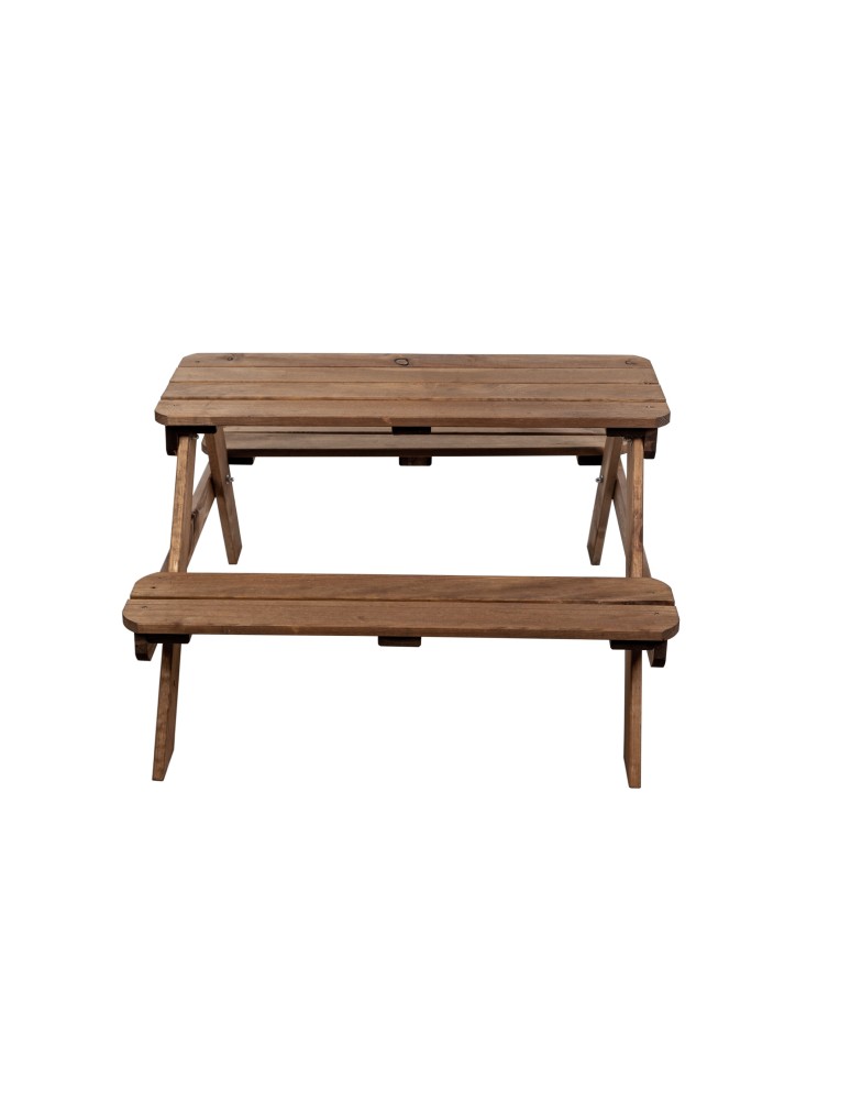Art. Ogrodowe - Stół piknikowy dla dzieci z ławką SPD/79cm - Brązowy - product b2b.wamar.biz 5