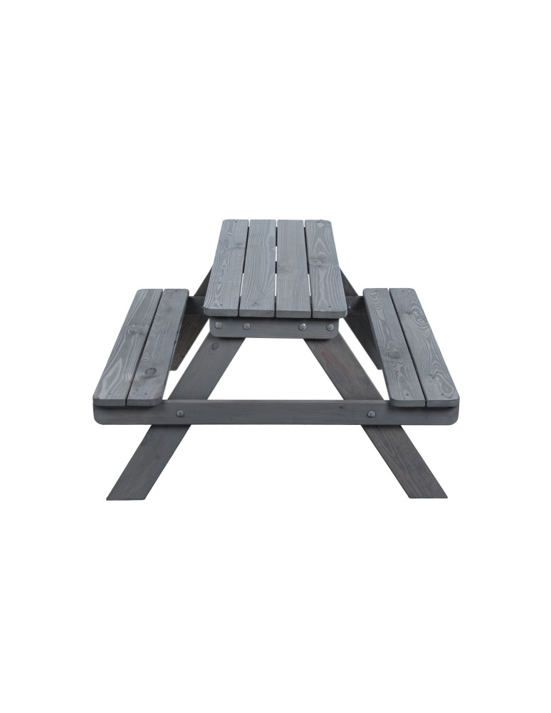 Art. Ogrodowe - Stół piknikowy dla dzieci z ławką SPD/79cm - Szary - product b2b.wamar.biz 5