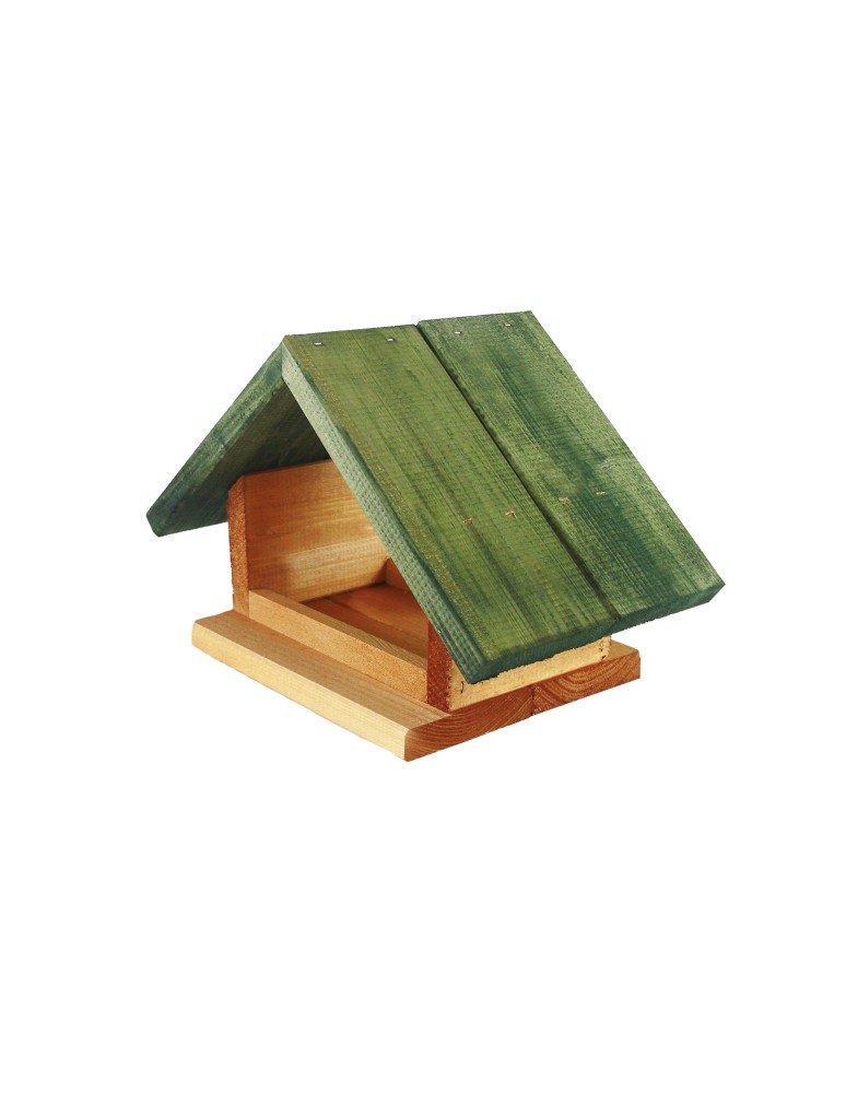 Karmniki i domki - Karmnik drewniany dla ptaków K-10 - Olcha + zielony daszek - product b2b.wamar.biz 8