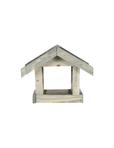 Karmnik dla ptaków KS z dachem dwuspadowym - Szary - product 2