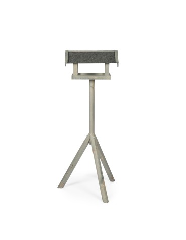 Szary karmnik z dachem dwuspadowym KS / nogi sześciokąt - product 2