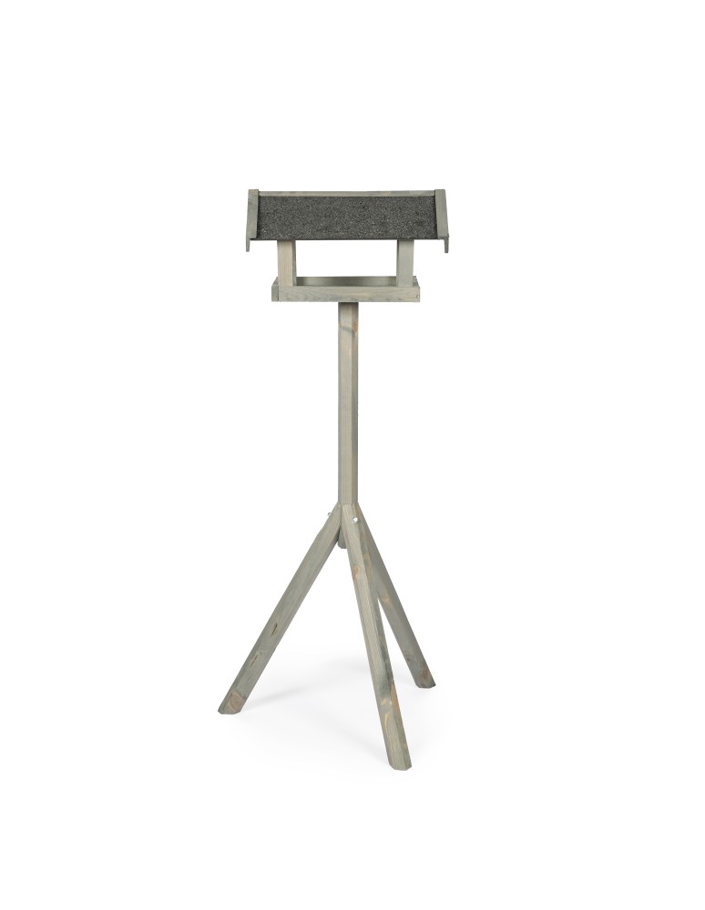 Karmniki i domki - Szary karmnik z dachem dwuspadowym KS / nogi sześciokąt - produkt b2b.wamar.biz 2