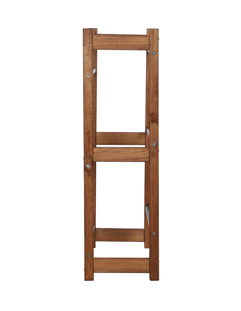 Regały - Stojak na Skrzynki (3szt) 108X53X32cm Brązowe Drewno/Czarny Plastik - product b2b.wamar.biz 10