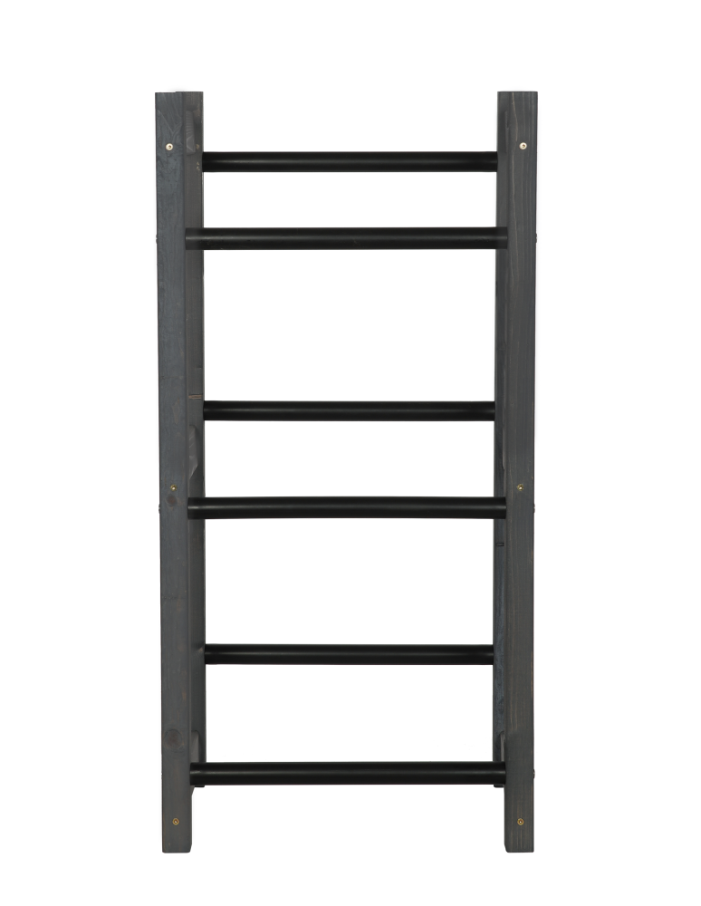 Regały - Stojak na Skrzynki (3szt) 108X53X32cm Szare Drewno/Czarny Plastik - product b2b.wamar.biz 8