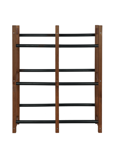 Regały - Regał na Skrzynki Transportowe (6szt) 108X102X32cm Brązowe Drewno/Plastik - product 11