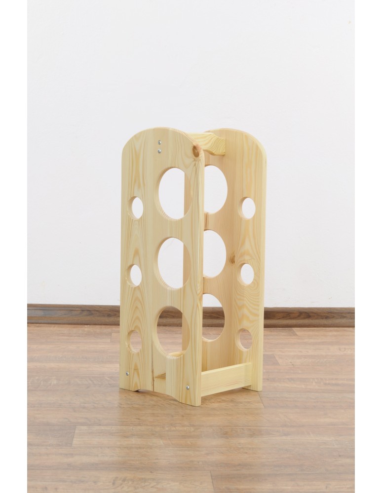 Regały - Regał na wino z rączką RW-9-6 /6 butelek/ Naturalny - product b2b.wamar.biz 12