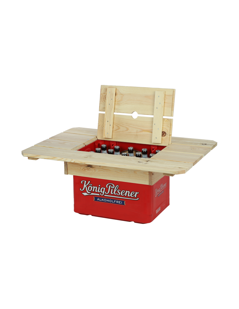 Art. Ogrodowe - Drewniany blat plenerowy na skrzynkę piwa BNP - Naturalny - product b2b.wamar.biz 3