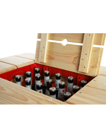 Art. Ogrodowe - Drewniany blat plenerowy na skrzynkę piwa BNP - Naturalny - product 4