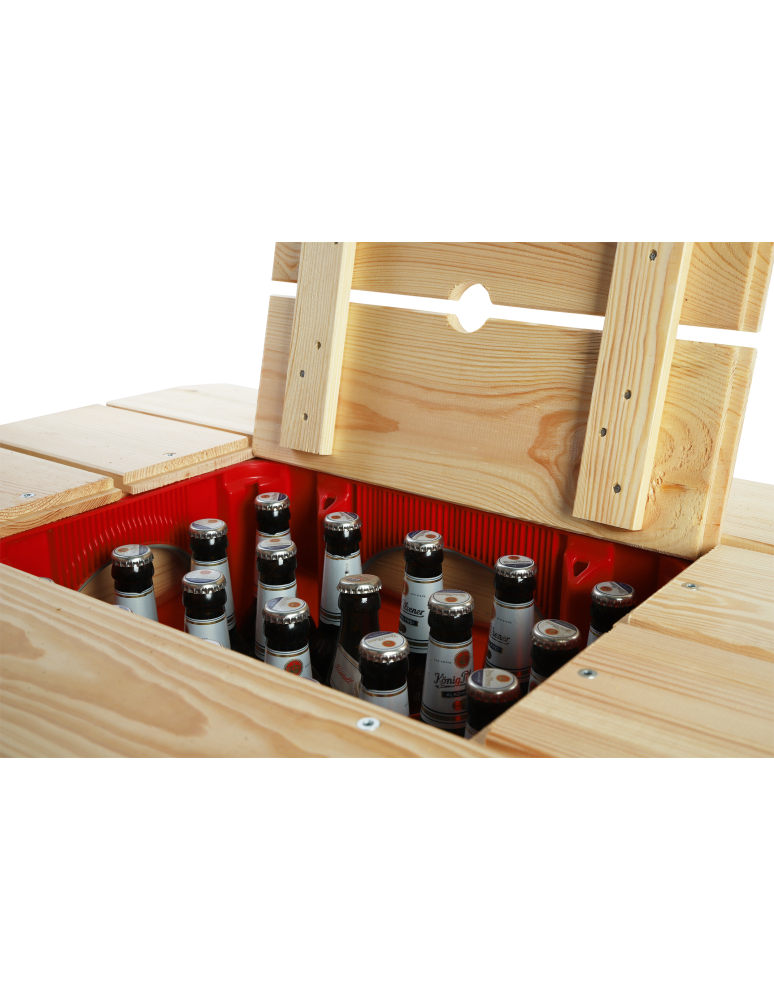 Art. Ogrodowe - Drewniany blat plenerowy na skrzynkę piwa BNP - Naturalny - product b2b.wamar.biz 4