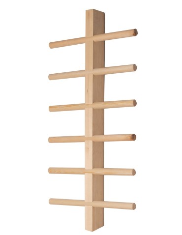 Regały - Regał wiszący na 12 win RW-23 - Naturalny - product 5