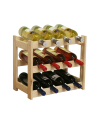 Drewniany regał na wino RW-1 /12 butelek/ Naturalny