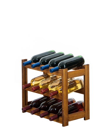 Drewniany regał na wino RW-1 /12 butelek/ Olcha - product 2