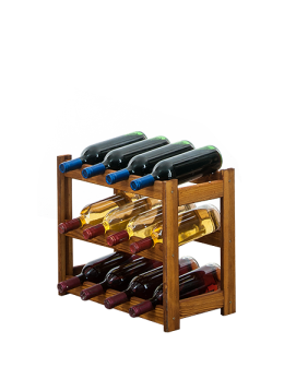 Drewniany regał na wino RW-1 /12 butelek/ Olcha - product 2