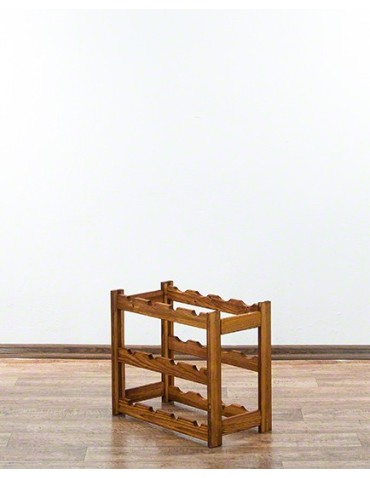 Regały - Drewniany regał na wino RW-1 /12 butelek/ Olcha - product 6