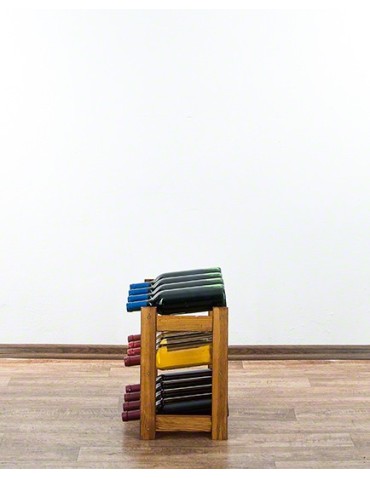 Regały - Drewniany regał na wino RW-1 /12 butelek/ Olcha - product 8