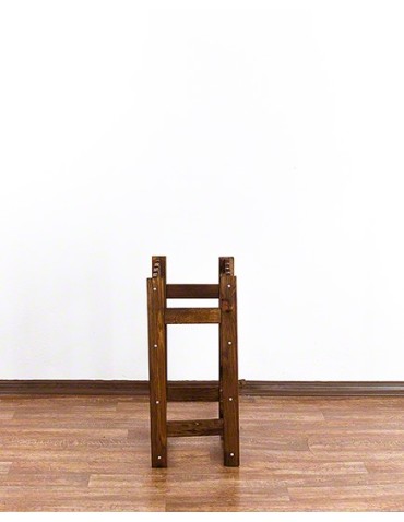 Regały - Drewniany regał na wino RW-1 /16 butelek/ Brązowy - produkt 7