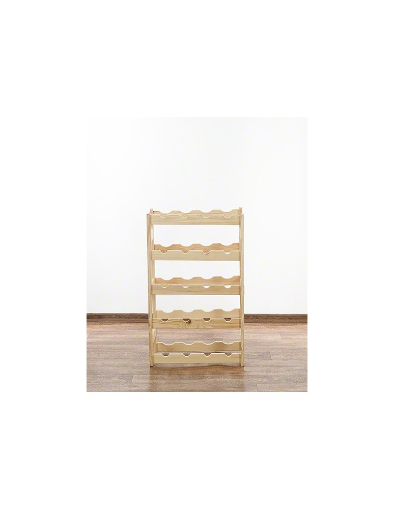 Regały - Drewniany regał na wino RW-1 /20 butelek/ Naturalny - product b2b.wamar.biz 5