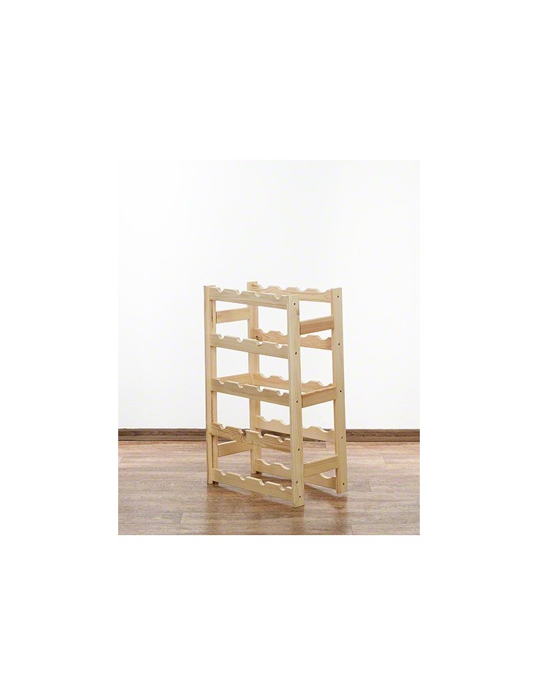 Regały - Drewniany regał na wino RW-1 /20 butelek/ Naturalny - product b2b.wamar.biz 6