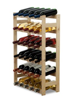 Drewniany regał na wino RW-1 /30 butelek/ Naturalny - product 2