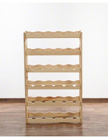 Regały - Drewniany regał na wino RW-1 /30 butelek/ Naturalny - product 3