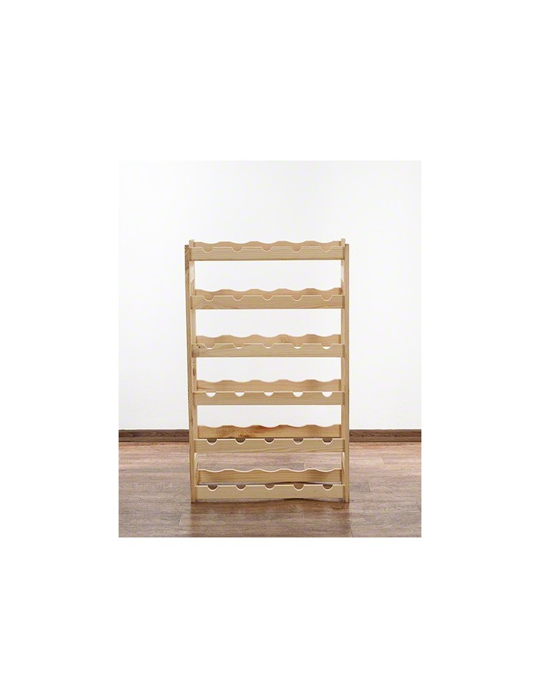 Regały - Drewniany regał na wino RW-1 /30 butelek/ Naturalny - product b2b.wamar.biz 3