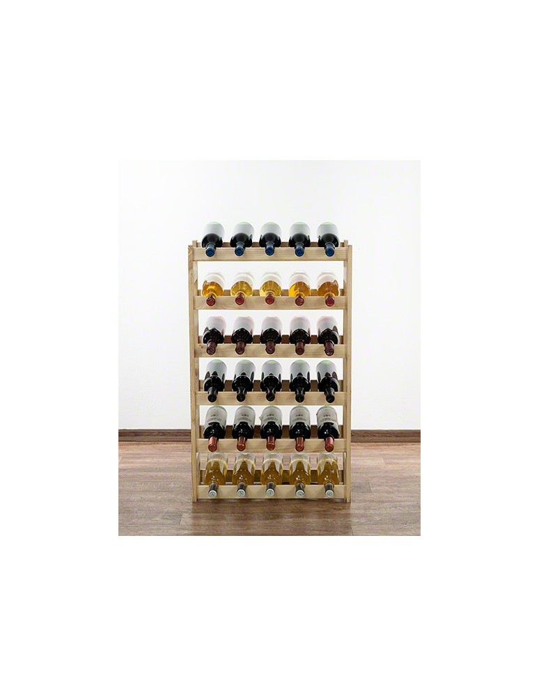 Regały - Drewniany regał na wino RW-1 /30 butelek/ Naturalny - product b2b.wamar.biz 4