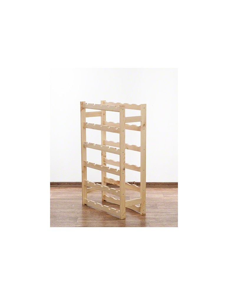 Regały - Drewniany regał na wino RW-1 /30 butelek/ Naturalny - product b2b.wamar.biz 5