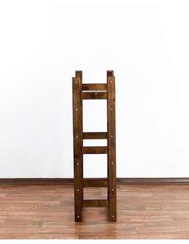 Regały - Drewniany regał na wino RW-1 /30 butelek/ Brązowy - product 4