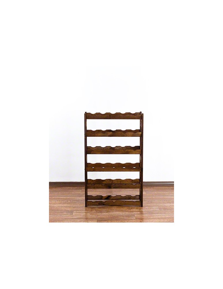 Regały - Drewniany regał na wino RW-1 /30 butelek/ Brązowy - product b2b.wamar.biz 6