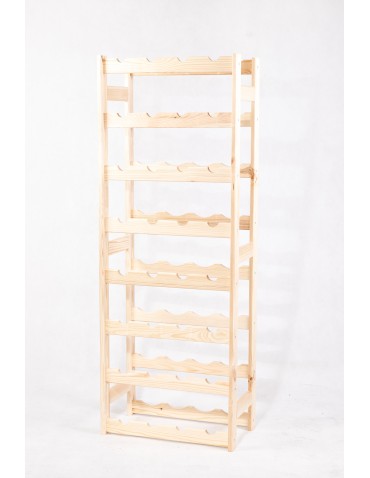 Regały - Drewniany regał na wino RW-1 /32 butelki/ Naturalny - product 4