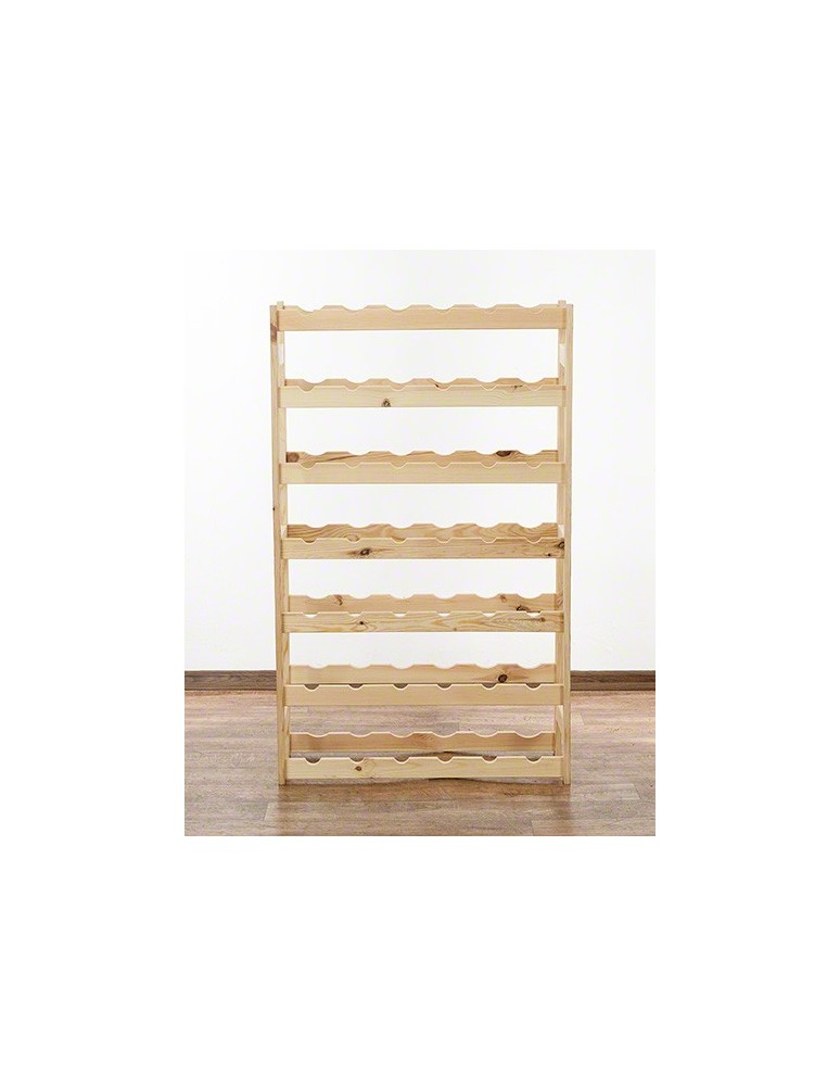 Regały - Drewniany regał na wino RW-1 /42 butelki/ Naturalny - product b2b.wamar.biz 3
