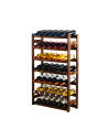 Drewniany regał na wino RW-1 /42 butelki/ Brązowy