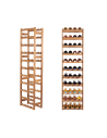 Drewniany regał na wino RW-1 /44 butelki/ Brązowy