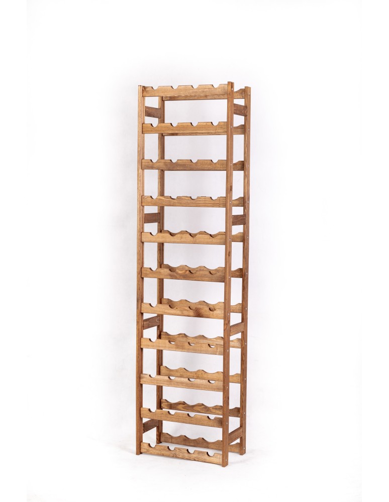 Regały - Drewniany regał na wino RW-1 /44 butelki/ Brązowy - product b2b.wamar.biz 7