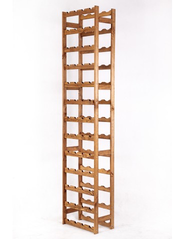 Drewniany regał na wino RW-1 /52 butelki/ Brązowy - product 2