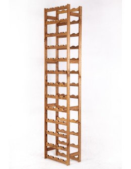 Drewniany regał na wino RW-1 /52 butelki/ Brązowy - produkt 2