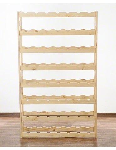 Regały - Drewniany regał na wino RW-1 /56 butelek/ Naturalny - product 3
