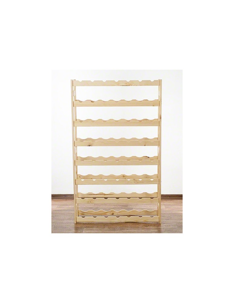 Regały - Drewniany regał na wino RW-1 /56 butelek/ Naturalny - product b2b.wamar.biz 3