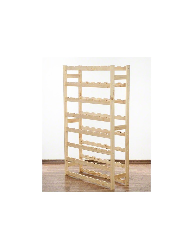 Regały - Drewniany regał na wino RW-1 /56 butelek/ Naturalny - product b2b.wamar.biz 4