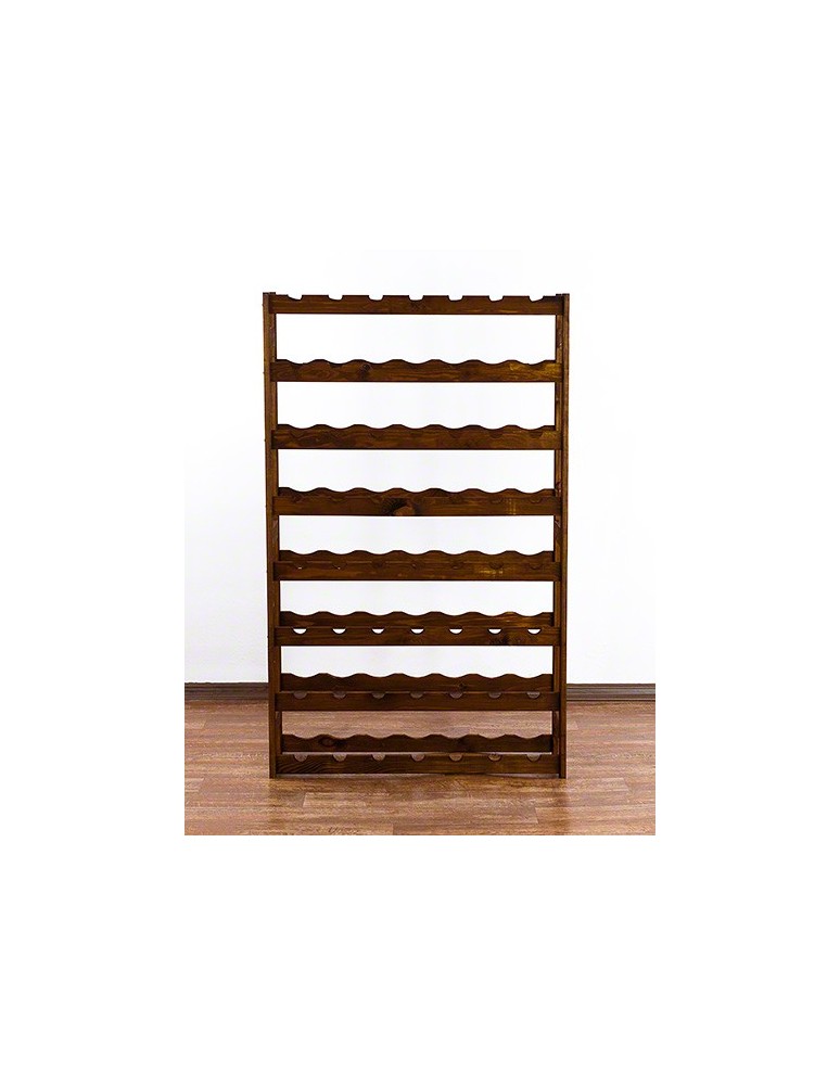 Regały - Drewniany regał na wino RW-1 /56 butelek/ Brązowy - product b2b.wamar.biz 7