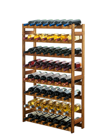 Drewniany regał na wino RW-1 /56 butelek/ Olcha - produkt 2