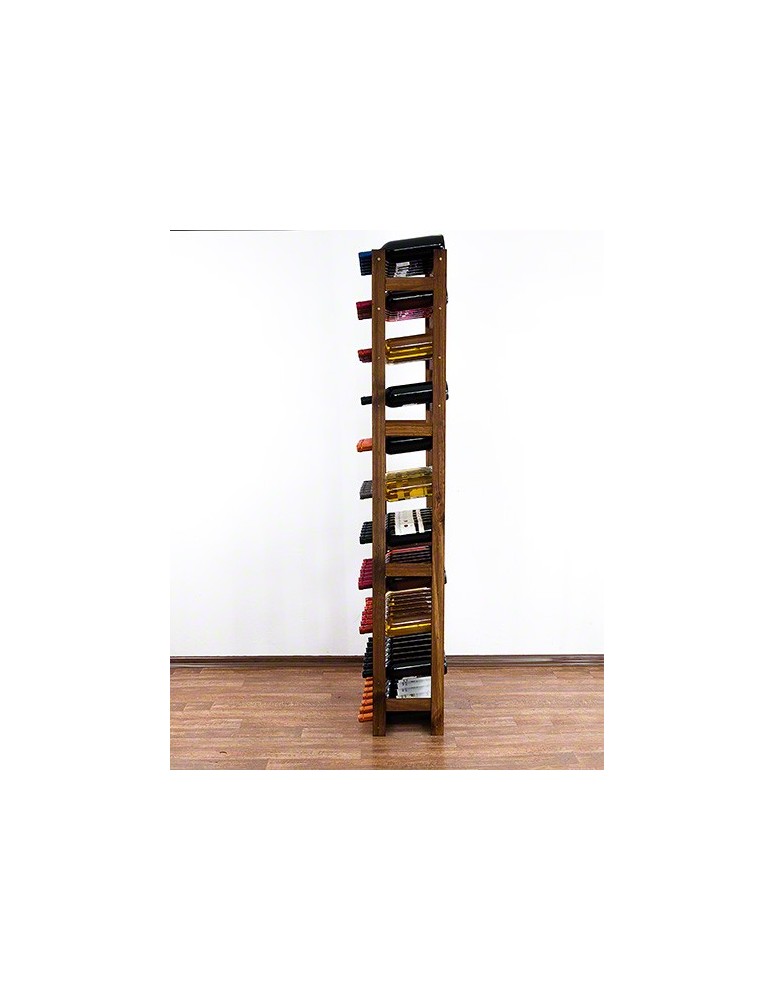 Regały - Drewniany regał na wino RW-1 /77 butelek/ Brązowy - product b2b.wamar.biz 4