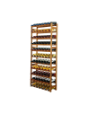 Drewniany regał na wino RW-1 /77 butelek/ Olcha