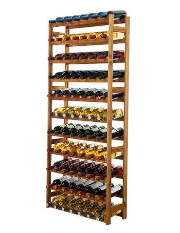 Drewniany regał na wino RW-1 /77 butelek/ Olcha - product 2