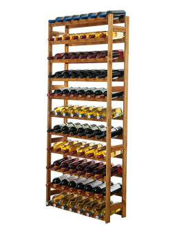 Drewniany regał na wino RW-1 /77 butelek/ Olcha - product 2
