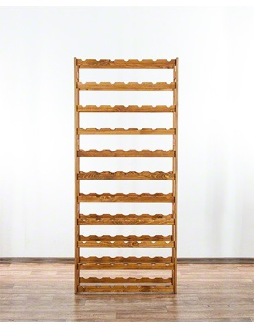 Regały - Drewniany regał na wino RW-1 /77 butelek/ Olcha - product 4