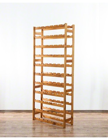 Regały - Drewniany regał na wino RW-1 /77 butelek/ Olcha - product 5